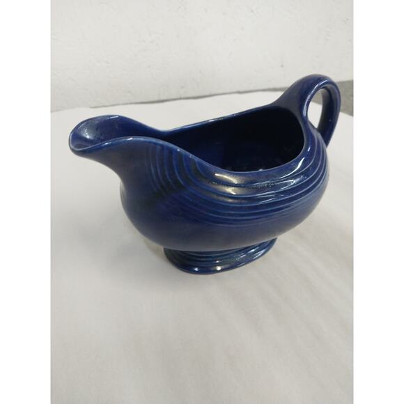 Fiestaware Gravy Boat Cobalt Blue Fiestas HLC Homer Laughlin Company - Picture 2 of 5